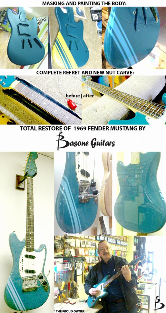 Total restore of 1969 Fender Mustang