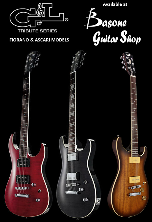 G & L Tribute Fiorano and Ascari models NOW AVAILABLE at Basone!